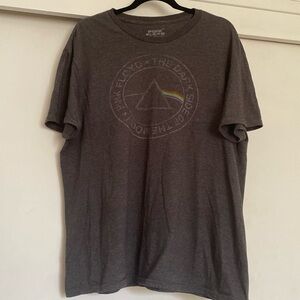 Pink Floyd Gray Short Sleeve Tee Iconic Design